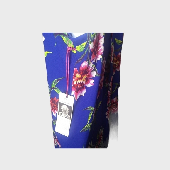 GIBSON x Hi Sugarplum Floral Naples Swing Halter Dress - Picture 4 of 5